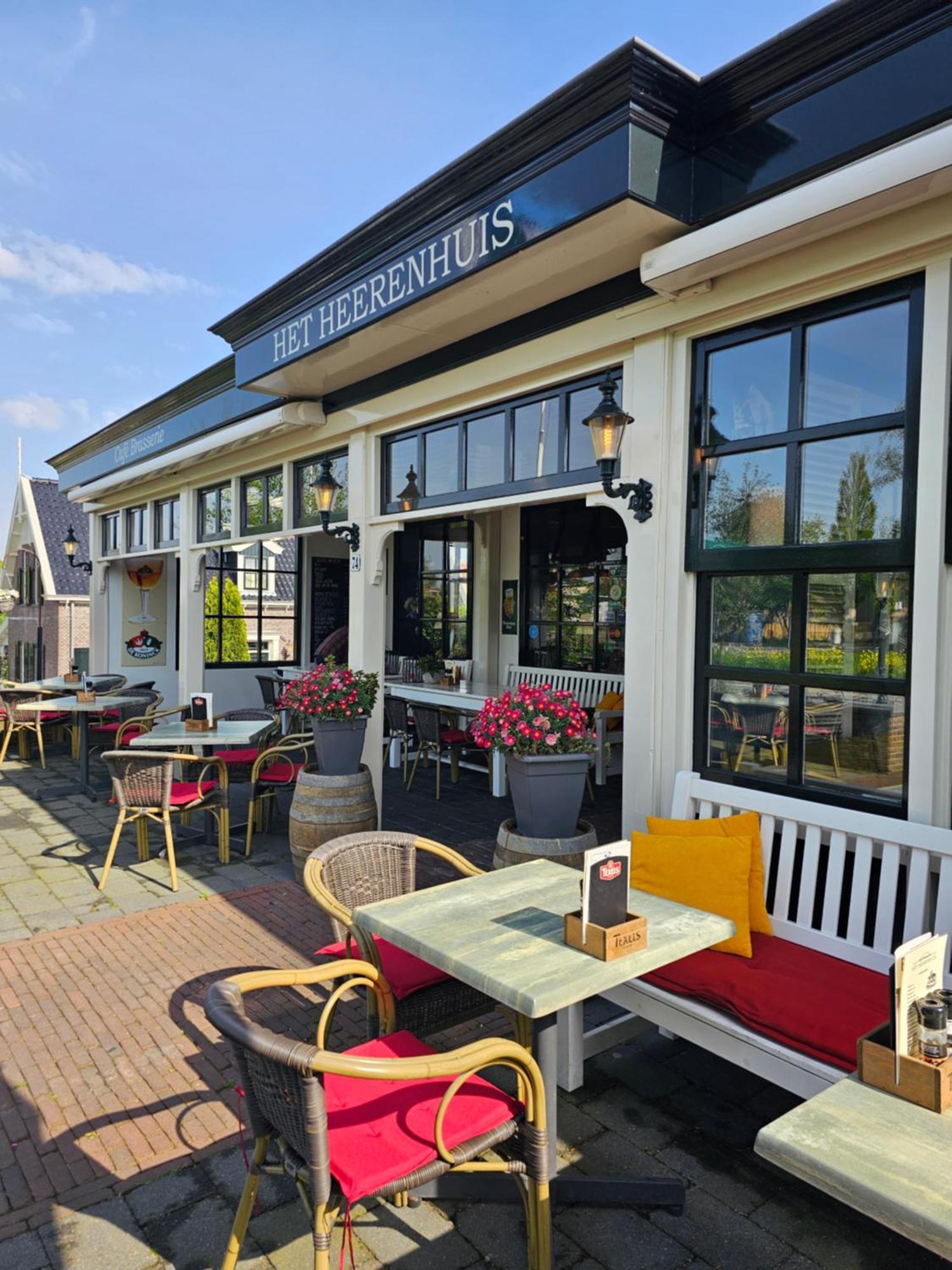Cafe Brasserie Het Heerenhuis Het Kalf Dış mekan fotoğraf